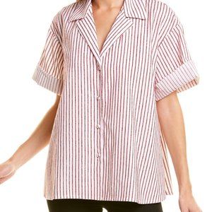 NWT Rosie Assoulin By Any Other Name Striped Button Shirt